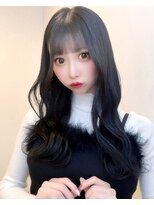 ユーフォリア 渋谷グランデ(Euphoria SHIBUYA GRANDE) ブルーブラック ブルージュ 暗髪 艶髪 黒髪 YUKI