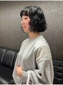 ボブパーマ【藤沢/本鵠沼/ヘッドスパ/白髪ぼかし/オージュア】