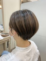 アルターリール(aL ter Rire)&nbsp;くびれヘア/アプリコットオレンジ/ハイライトカラー/福原遼華