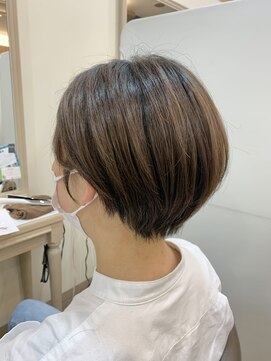 アルターリール(aL ter Rire) くびれヘア/アプリコットオレンジ/ハイライトカラー/福原遼華