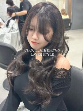 ジィルム(XELM) 韓国レイヤーカット/ブリーチ/レイヤーカット/ハッシュカット