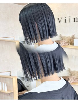 ビイン(viin) ぱつっと切りっぱなしカット