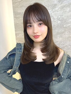 ロンドアヴァントゥス 池袋(Lond aventus) オリーブグレー/ボブ/顔周り/小顔/レイヤー/髪質改善/縮毛矯正