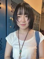 ナループロア ルームー(Nalu pu loa ROOMOO)&nbsp;韓国ハッシュボブ/ボブレイヤー/顔まわりレイヤー