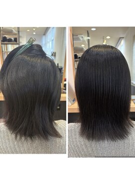 スープル(SOUPLE.) 【髪質改善x縮毛矯正】SILKストレート