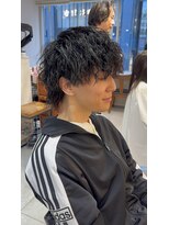 キャンバス バイ ネオリーブ 横浜西口(Canvas by neo.)&nbsp;横浜★ツイストスパイラルパーマメンズパーマウルフカット