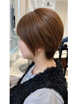 アース 浜松志都呂店(HAIR&MAKE EARTH)&nbsp;ショート×ボブ×透明感×ベージュカラー