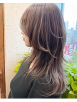 スリル ヘア アンド ネイル デザイン 恵比寿店(sulir hair and nail design)&nbsp;ナチュラルロングウルフ