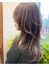 スリル ヘア アンド ネイル デザイン 恵比寿店(sulir hair and nail design)&nbsp;ナチュラルロングウルフ