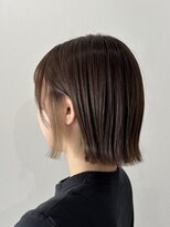 サロン(SALON)&nbsp;イヤリングカラー/ミルクティーベージュ/ミニボブ