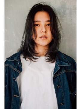 グランシャリオ 笹塚店(Grand Chariot) 【GrandChariot 笹塚】流し前髪のふわっとセミディ