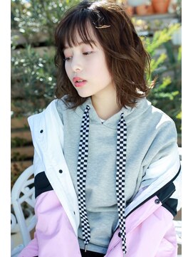 ラフィス ヘアー バンビ 近鉄奈良店(La fith hair bambi) 【La fith】無造作カール×ボブスタイル