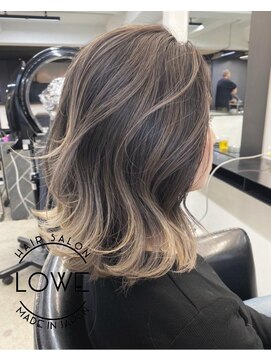 ルーヴェ(LOWE) 【LOWEなつみ】ハイライトグラデーションカラーネオウルフ