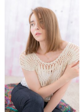 ミック 日暮里店(miq) 外国人風ブロンドカラーでラブグラマラス★ワンカールボブディa