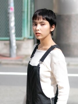 ヘアサロンエム 渋谷店(HAIR SALON M) クールショート/ボブルフ/ピンクベージュ/シルバーカラー