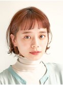 オフィスヘア/エアリーミディ/ショートパーマ/新宿