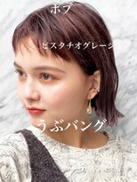 ノラキチジョウジ(NORA KICHIJOJI)&nbsp;#うぶバング#ピスタチオグレージュ#ボブ#イメチェン#ショート