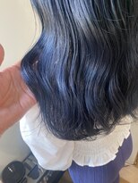 ラべリー 池袋(LOVELEY)&nbsp;ブルーブラック　髪質改善　【池袋】