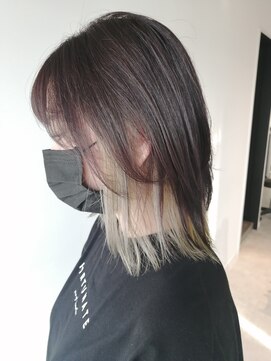 アディクト 綾瀬(ADDICT) 【ADDICT_YUKI】ホワイトインナーカラー