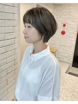 ショートボブ/大人巻き/ぷつっとボブ/ナチュラルモード/銀座駅
