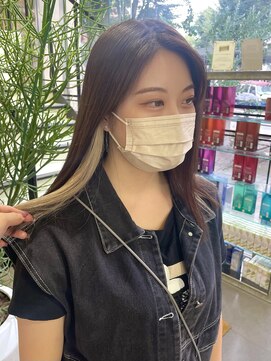 ゼスト 吉祥寺店(ZEST) 【シルバーベージュ×イヤリングカラー】zest吉祥寺　青木桜