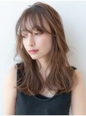 20代30代/大人かわいい/小顔ひし形/ウルフ/ミディアムレイヤー