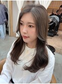 前髪なし!韓国顔周りカット◎