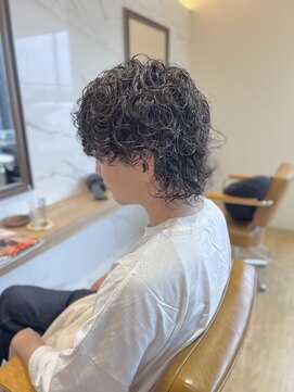 ラポールヘアー(rapport hair) ミディアムウルフ×ツイストスパイラルパーマ＊
