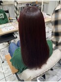 【平林鼓】大人気！髪質改善とボルドーカラーで流行カラー！