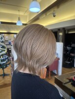 カットウェルズ ラブコオリヤマ 郡山店(Cut Well's Love Koriyama)&nbsp;ボブウルフ×ハイトーンアッシュ【郡山】【奈良】