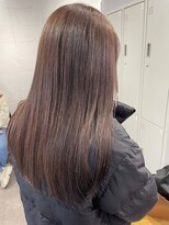 シェル 吉祥寺(shell)&nbsp;グレージュカラー/ボブウルフ/黒髪/ココアベージュ