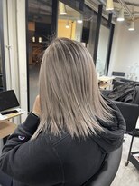 ラフ 難波店(LAFF) #セミディ#シアーカラー#ショートヘア#姫カット#ダークアッシュ