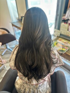 アリスバイアフロート 自由が丘(ALICe by AFLOAT) ブリーチなし赤み消しオリーブカラー【自由が丘】