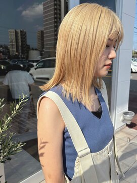 ユウヘアー 千代田橋店(U Hair) ハイトーンボブ