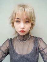 ギークス(GEEKS) 【GEEKS渋谷】ナチュラルブロンド/ウルフカット/冬カラー/透明感