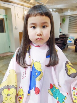 スーハ 恵比寿(SUUHA) キッズカット/ぱっつん前髪ロング/キッズスペース/子連れ歓迎
