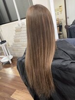 アーチフォーヘア 心斎橋店(a-rch for hair)&nbsp;ダブルカラーでベージュ系カラー