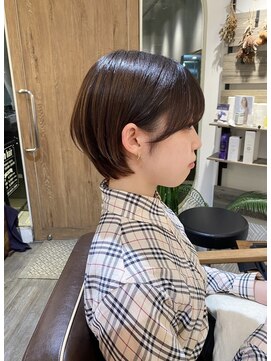 ラボヘアー(labo hair) ショートボブサイドワイドバング
