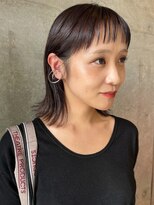 セル(CELL)&nbsp;チョコブラウン　ブリーチなし　オイルカラー　オン眉　レイヤー