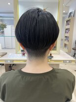 アッシュ 仙川店(Ash)&nbsp;大人女子刈り上げショートツーブロック30代40代50代黒髪前髪なし