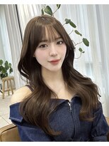 レイリー 原宿 表参道(Rayreee)&nbsp;シースルーバング/韓国ヘア/レイヤーカット/10代20代30代