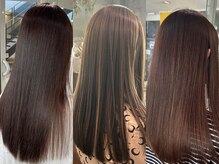 サンエンヘアー(lll_en hair)の雰囲気（髪質改善×縮毛矯正で乾かすだけで輝くツヤとまとまる髪へ）
