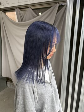 ホワイト 梅田(white) ネイビーブルー>