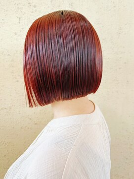 イーストハムアール(EAST HAM r) ショート/ボブ/ストレート/髪質改善/レッド