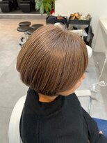 アルトル 池袋(altru) 白髪ぼかしホワイトブラウンチェリーブラウンミニウルフ 元重