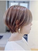 say.ボブミニボブくびれボブレイヤーボブデザインカラーアッシュ