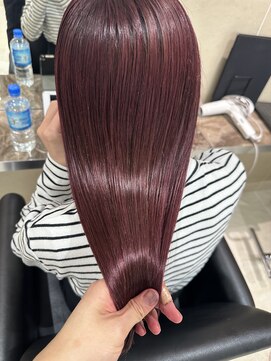 クララ ヒロシマセカンドフロア(CLALA Hiroshima 2nd floor) 髪質改善トリートメント×ボルドーcolor