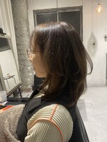 美容室カードル 新小岩店(Cadre)&nbsp;【30代～50代】ナチュラルミディボブ×エフォートレス透明感