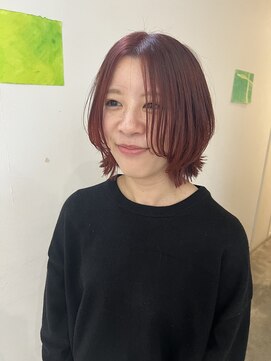 ハーティー(HEARTY) スパイシーレッドのくらげボブ