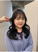 グレージュカラー顔周りレイヤー20代～50代【西新大濠荒戸】